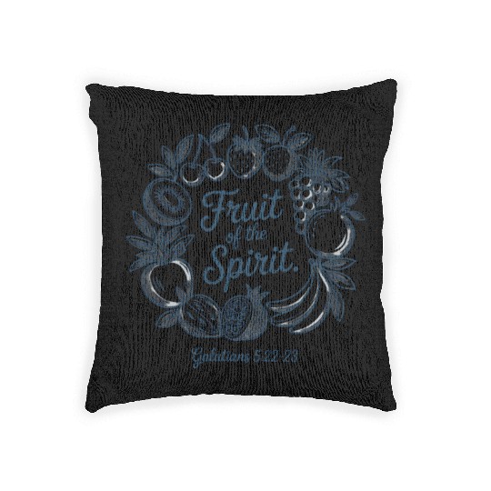 Fruit of the Spirit Christian Summer Woven Pillows