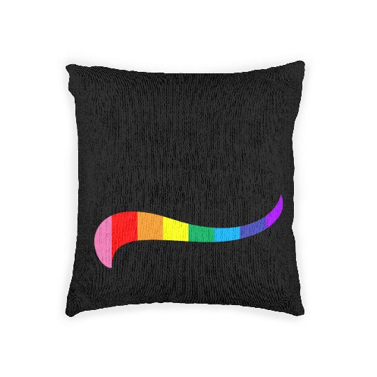 I love my daughter & her wife proud parent gay kid Woven Pillows