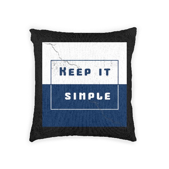 "Keep It Simple" Woven Pillows
