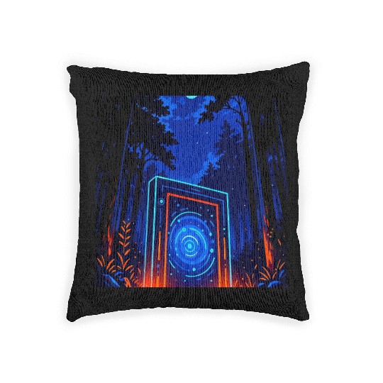 Forest Portal Woven Pillows