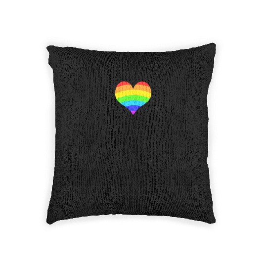 I love my daughter & her girlfriend LGBTQ proud Woven Pillows