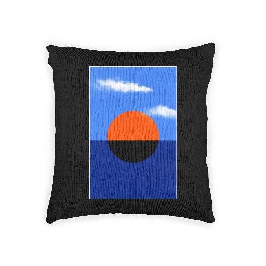 Bauhaus Summer Horizon Woven Pillows