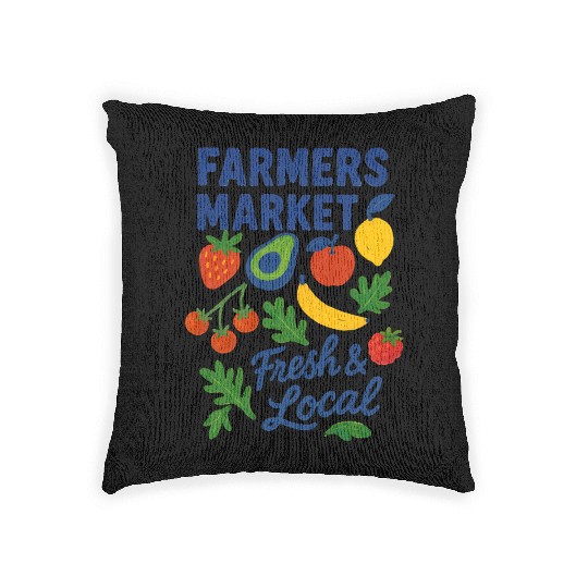 Farmers Market Woven Pillows
