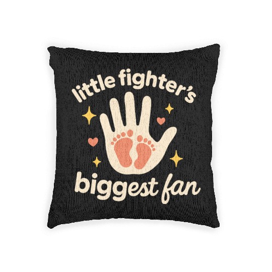 NICU Sibling Preemie Big Brother Big Sister Woven Pillows