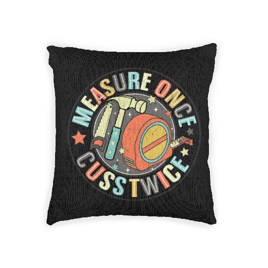 Funny Dad Fathers Day Woven Pillows