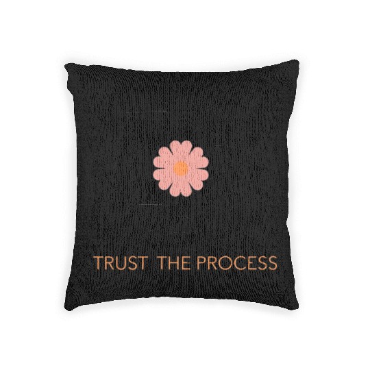 Trust the Process Blossom Woven Pillows