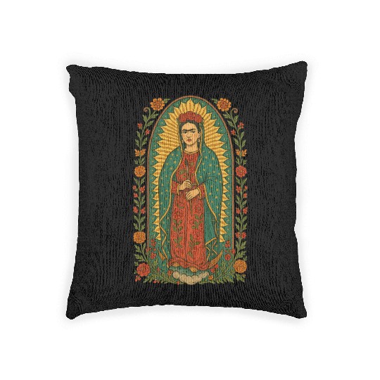 Frida Kahlo Woven Pillows