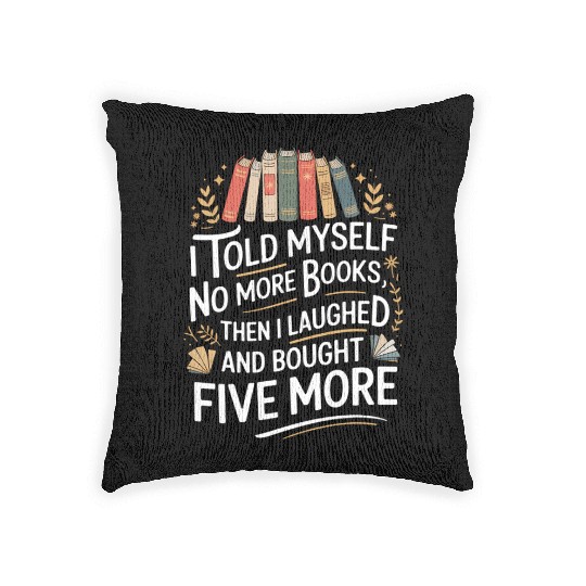 Book Lover For Bookworms And Librarian Woven Pillows