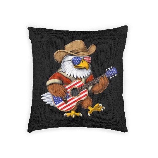 American Bald Eagle Woven Pillows