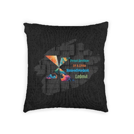 Neurodivergent Legend Woven Pillows