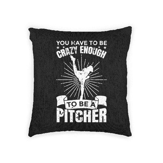 Baseball Pitcher Woven Pillows