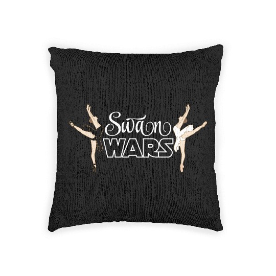 Ballet Dancer gift for ballerina dance teacher Woven Pillows