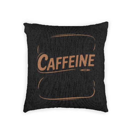 Running on Caffeine and Chaos Woven Pillows