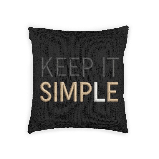 Keep It Simple Woven Pillows