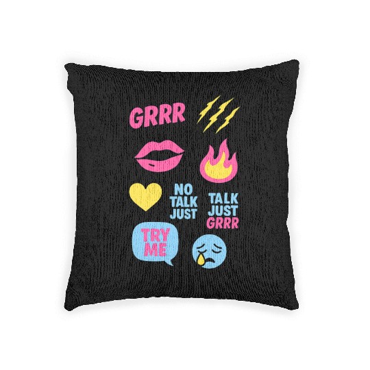 Sticker Grrr – TikTok Baddie Pack Woven Pillows