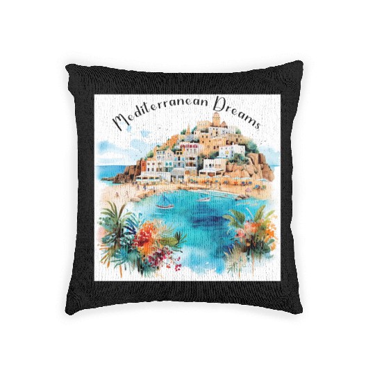 Mediterranean Dreams Woven Pillows