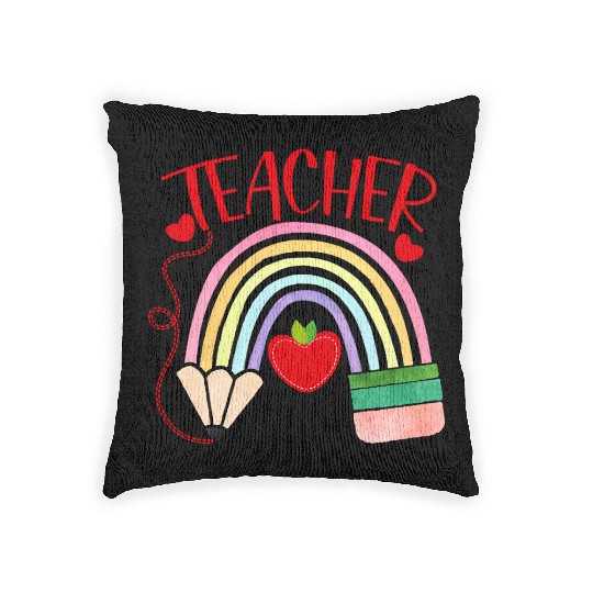 TEACHER Woven Pillows, TEACHER APPRECIATION Woven Pillows