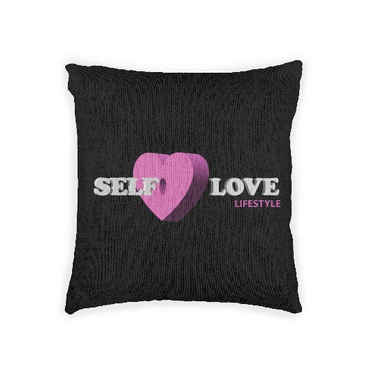 3D Self Love Woven Pillows