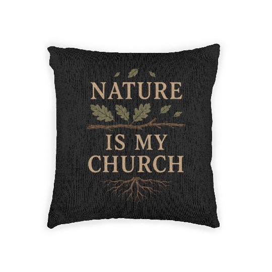 Pagan Pride Wiccan Lifestyle Earth Magic Witch Woven Pillows