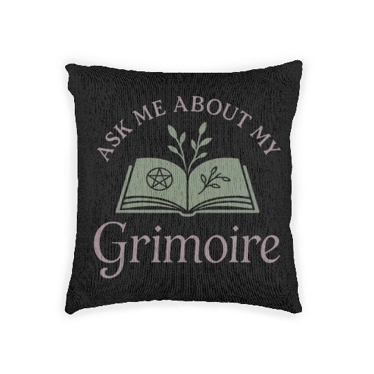 Pagan Pride Wiccan Lifestyle Earth Magic Witch Woven Pillows