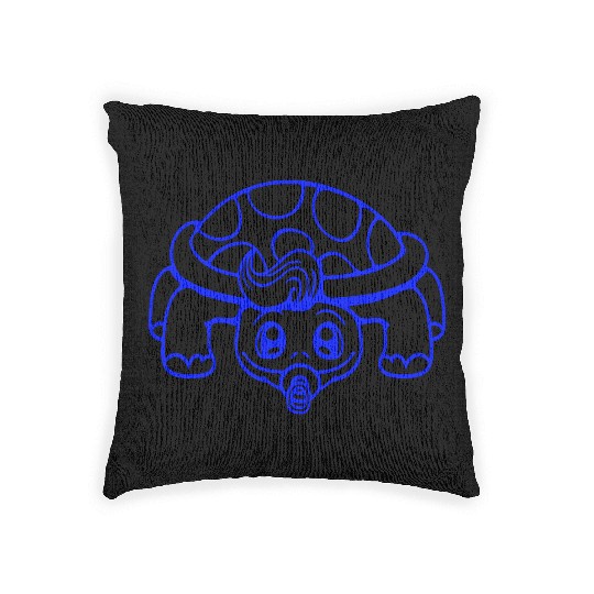 Turtle baby pacifier small child toddler cute Woven Pillows