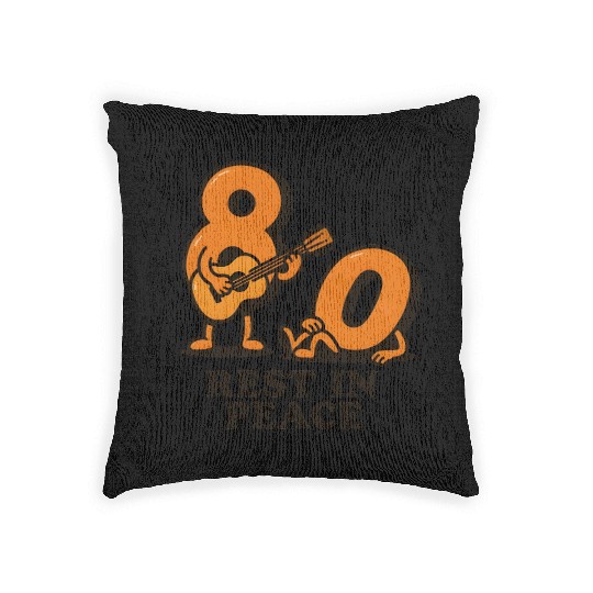 Rest in peace 80s Woven Pillows