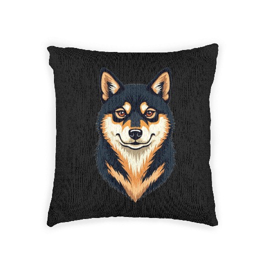 “Shiba Inu” – Bold & Beautiful Dogs Woven Pillows