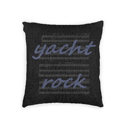 Yacht Rock Sheet Music Woven Pillows