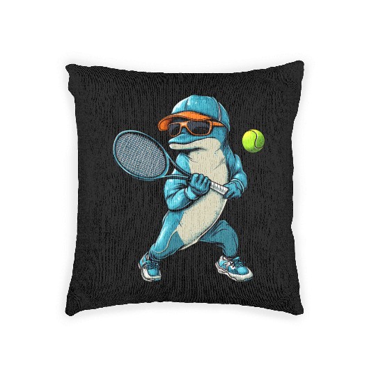 Dolphins Tennis Woven Pillows