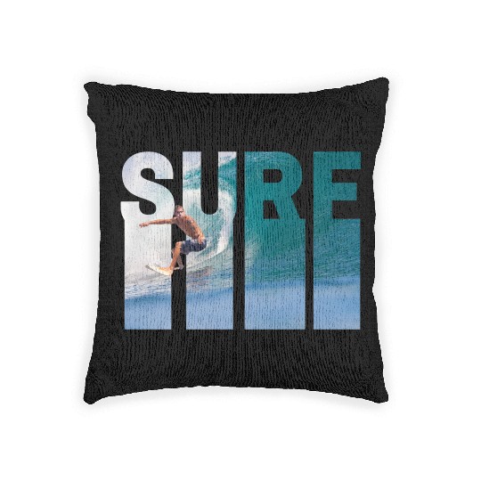 Surfing Woven Pillows