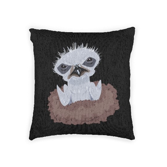 Little Bald Eagle Woven Pillows