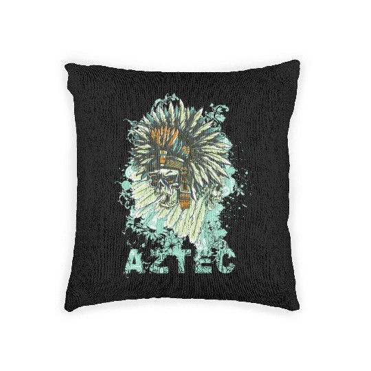 Aztec Warrior Spirit Woven Pillows