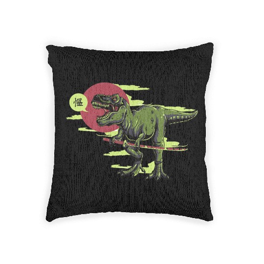Dino Katana Master Woven Pillows