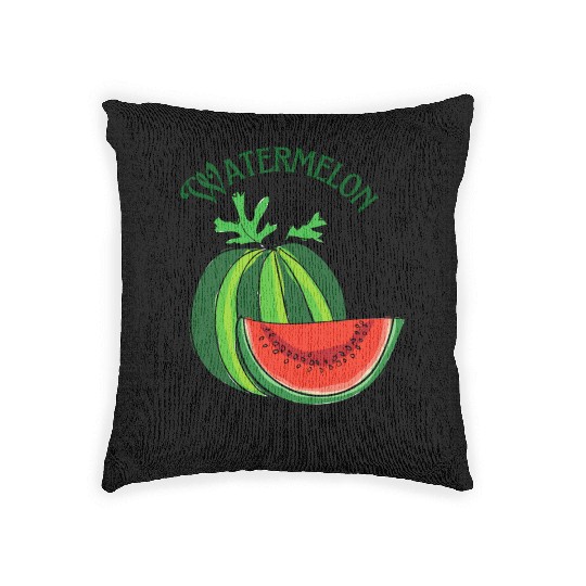 Watermelon Sweet Summer Vibes Woven Pillows