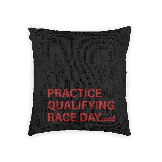 monday tuesday wednesday thursday practice qual Woven Pillows