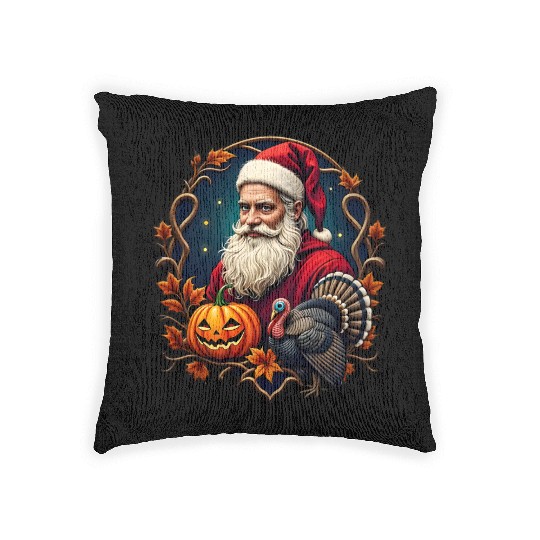 Three Spirits – One Woven Pillows: Halloween, Harvest & No