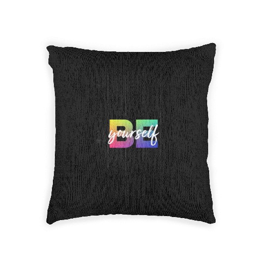 Be Yourself Woven Pillows