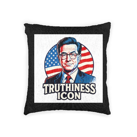 Stephen Colbert – Truthiness Icon Retro Woven Pillows