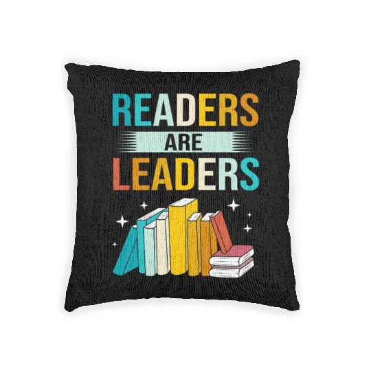 Reading Teacher Library Book Read Woven Pillows