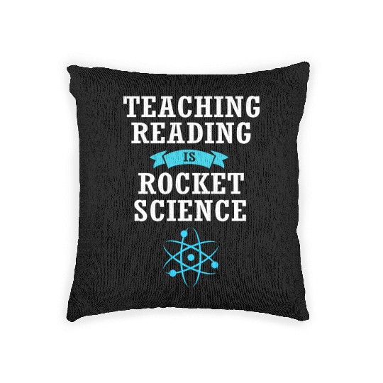 Reading Teacher Librarian Book Woven Pillows