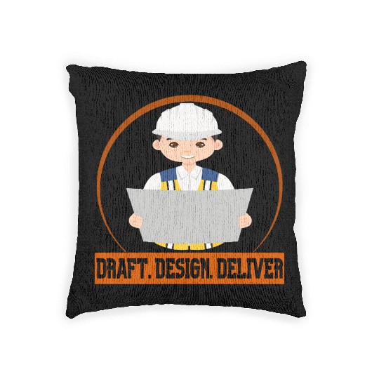 DRAFT DESIGN deliver, engineering Woven Pillows