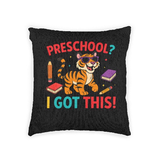 Tiger Cub Woven Pillows – Preschool I Got This School Woven Pillows