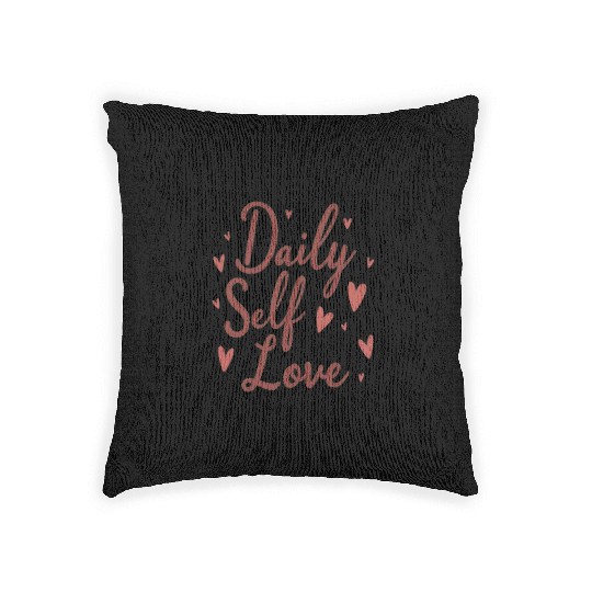 Daily Self Love Woven Pillows