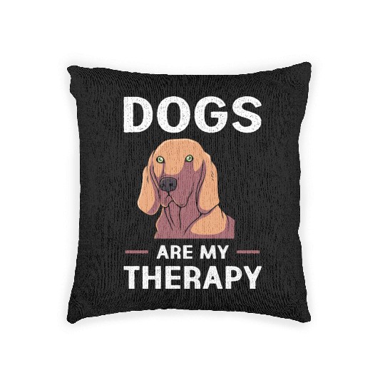 Therapy Dog Treatment Dog Lover Woven Pillows