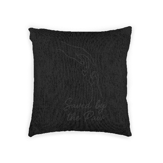 Saved by the Paw – Dog Rescue Line Art Woven Pillows