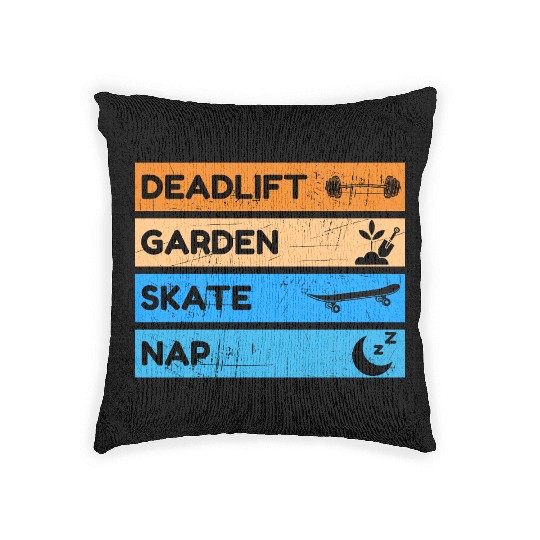Vivid Outdoor Lifestyle Typography Woven Pillows