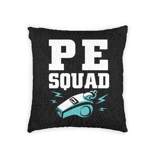 Physical Education Teacher PE Coach Woven Pillows