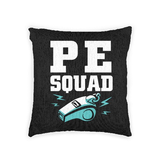 Physical Education Teacher PE Coach Woven Pillows