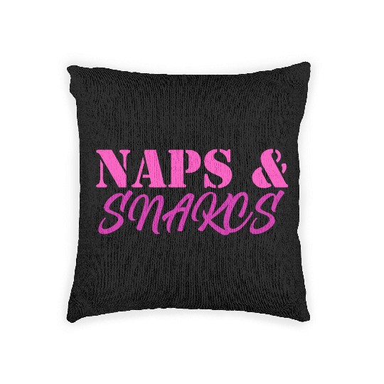 Naps & Snacks Woven Pillows