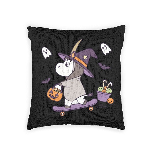Moomin Witch Trick or Treat Ride Woven Pillows